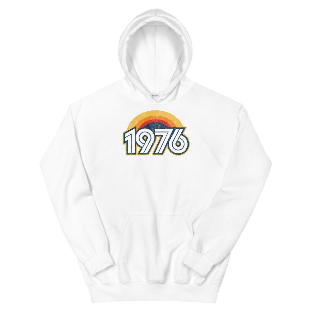 1976 Retro Sunset Unisex Hoodie - Styleuniversal