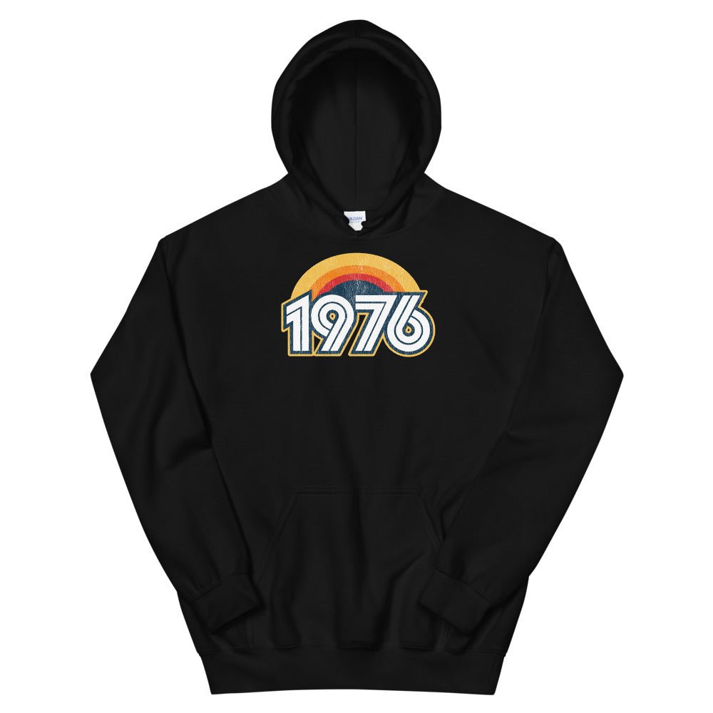 1976 Retro Sunset Unisex Hoodie - Styleuniversal