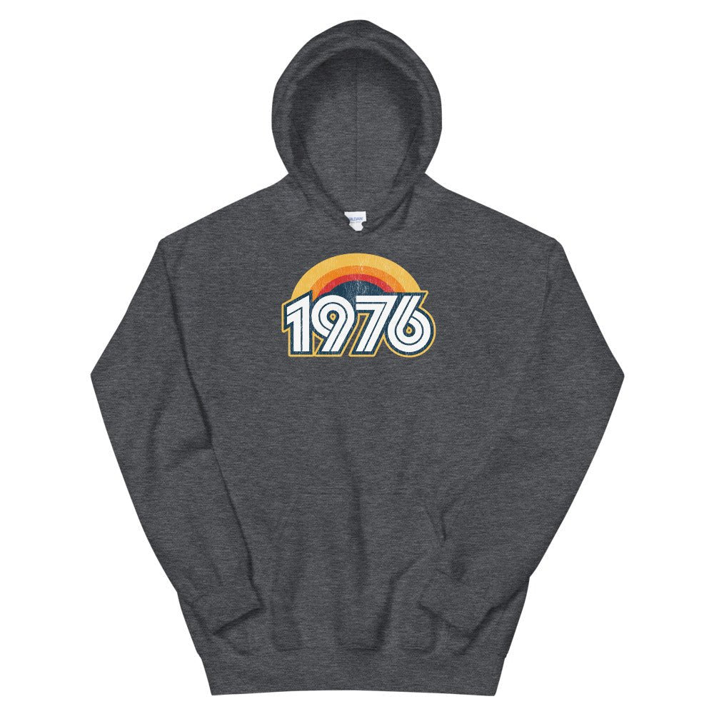 1976 Retro Sunset Unisex Hoodie - Styleuniversal