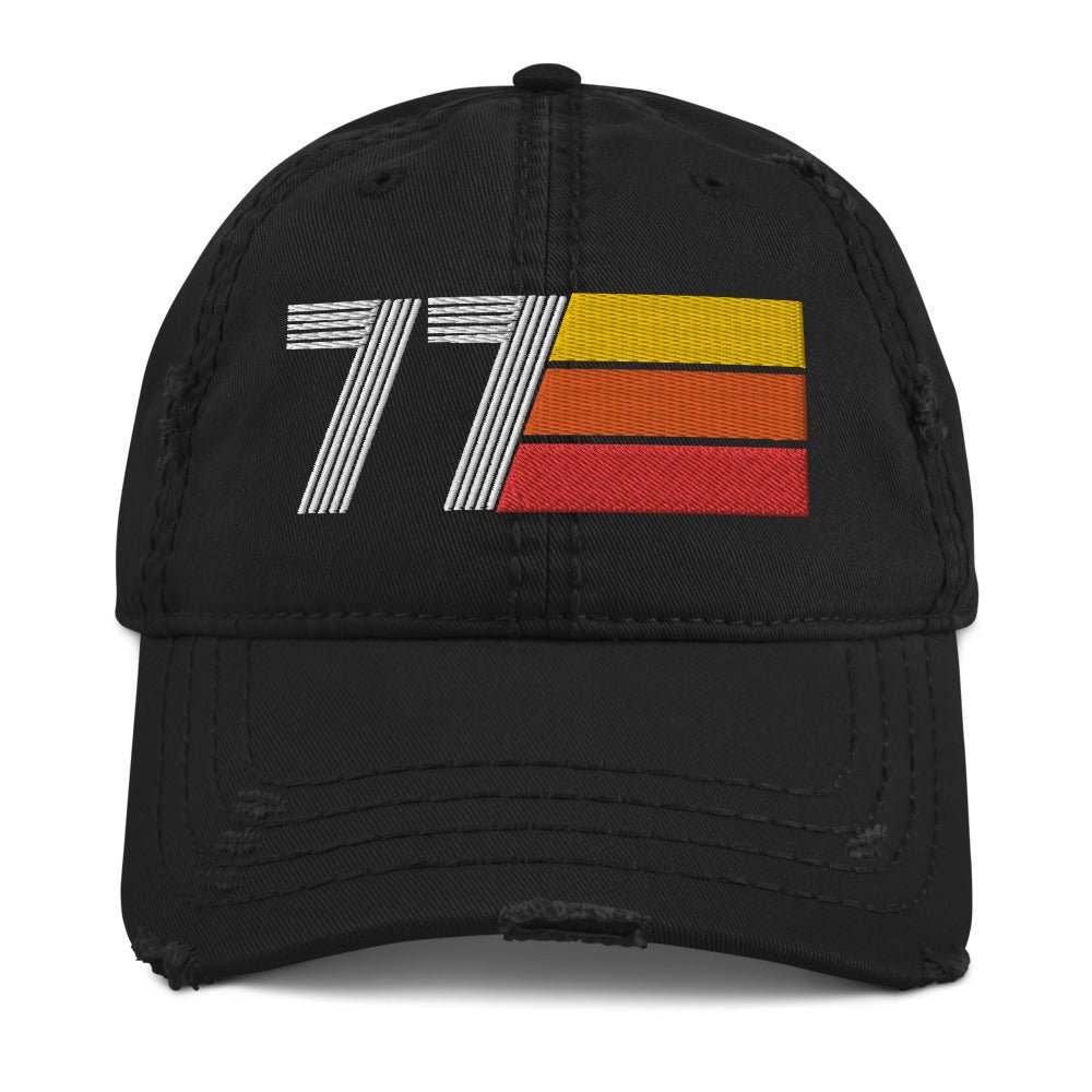 1977 Retro Distressed Dad Hat - Styleuniversal