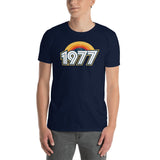 1977 Retro Horizon Short-Sleeve Unisex T-Shirt - Styleuniversal