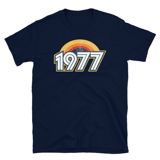 1977 Retro Horizon Short-Sleeve Unisex T-Shirt - Styleuniversal