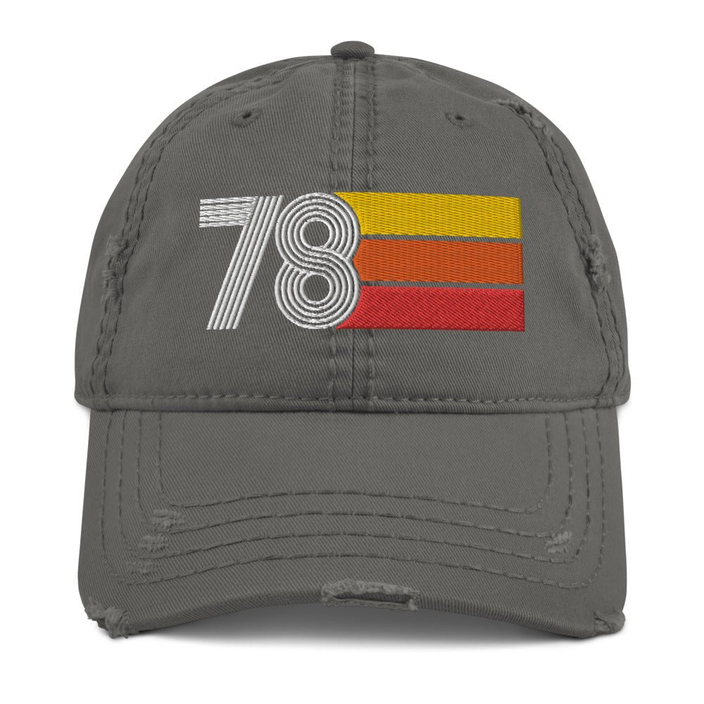 1978 Retro Distressed Dad Hat - Styleuniversal