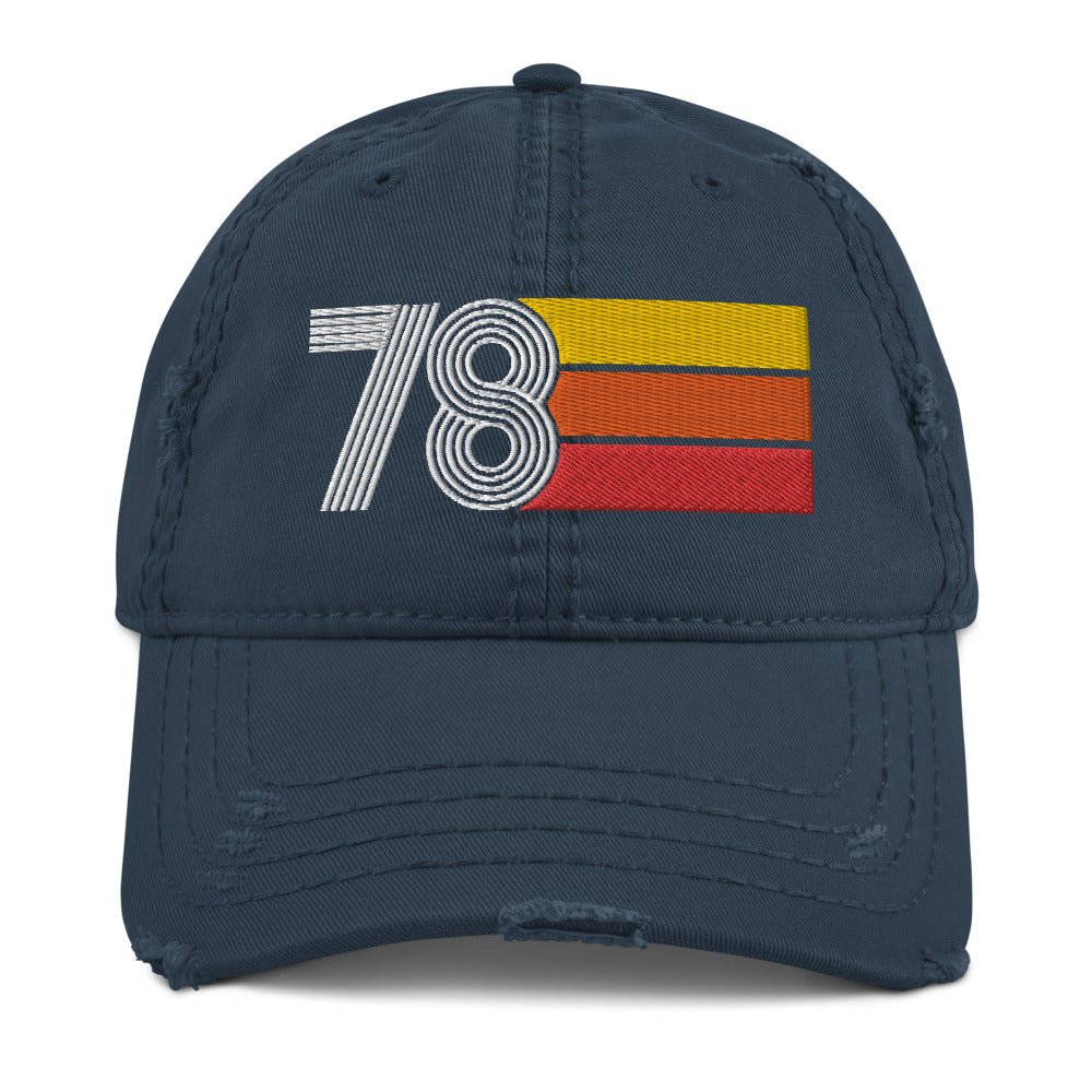 1978 Retro Distressed Dad Hat - Styleuniversal