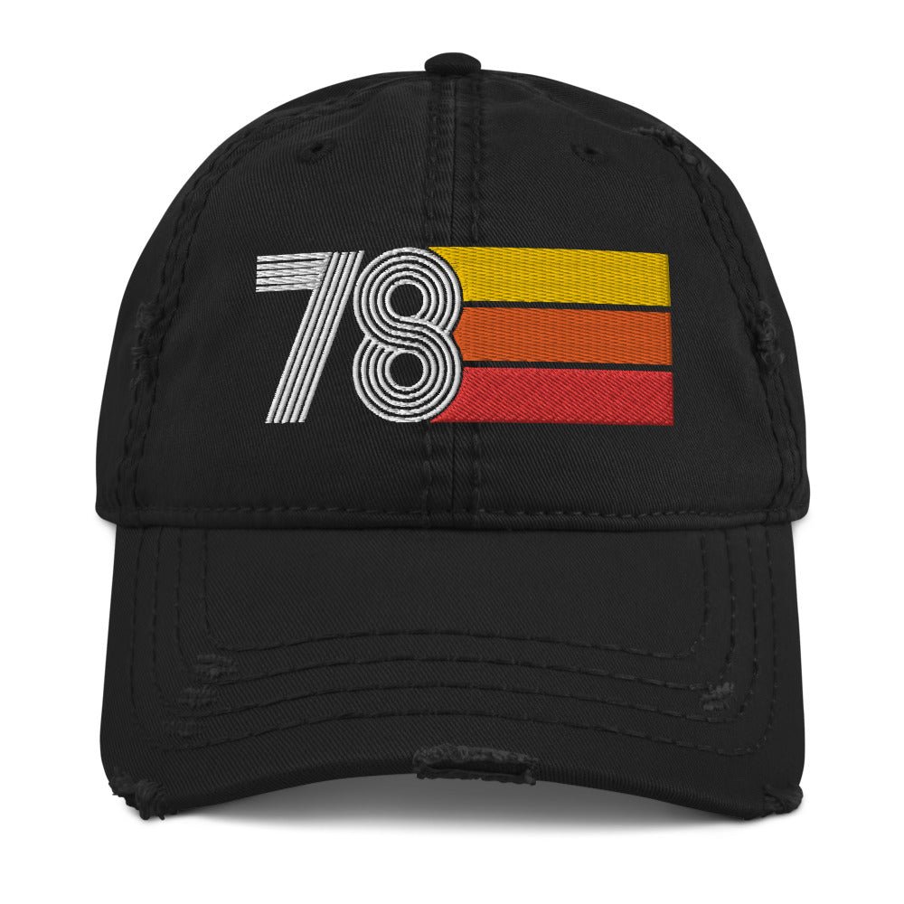 1978 Retro Distressed Dad Hat - Styleuniversal