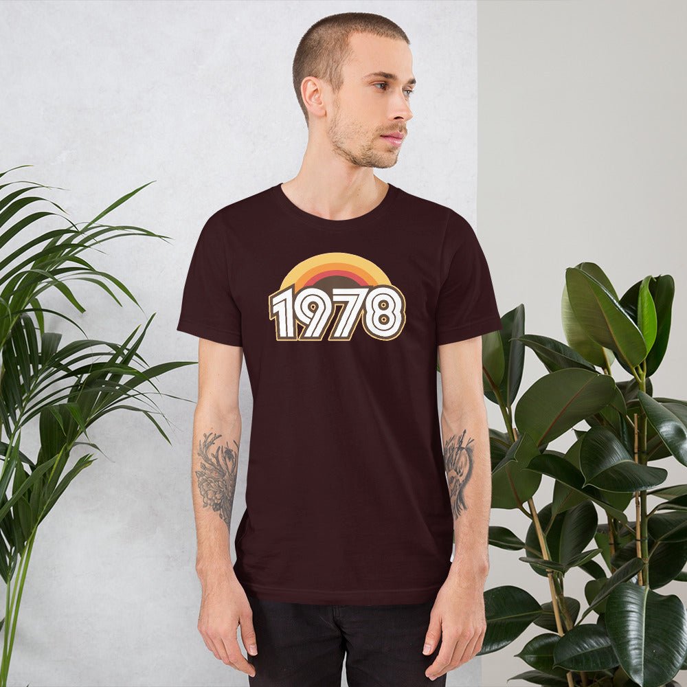 1978 Retro Sunset Unisex t-shirt - Styleuniversal