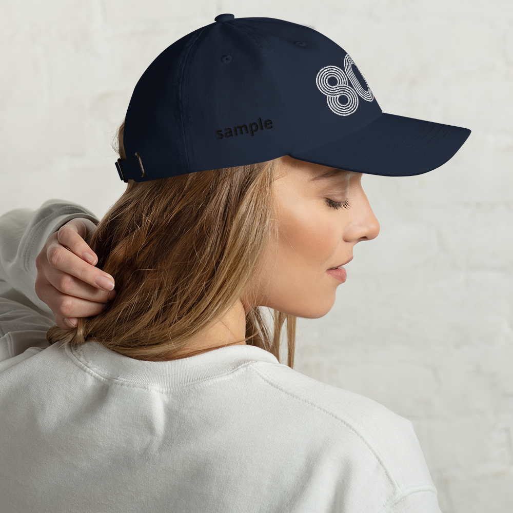 Retro Tri-Line 1980 Baseball Dad hat