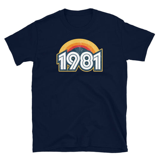 1981 Retro Horizon Short-Sleeve Unisex T-Shirt - Styleuniversal