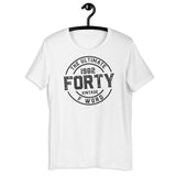 1982 - Forty The Ultimate F Word Short-Sleeve Unisex T-Shirt - Styleuniversal