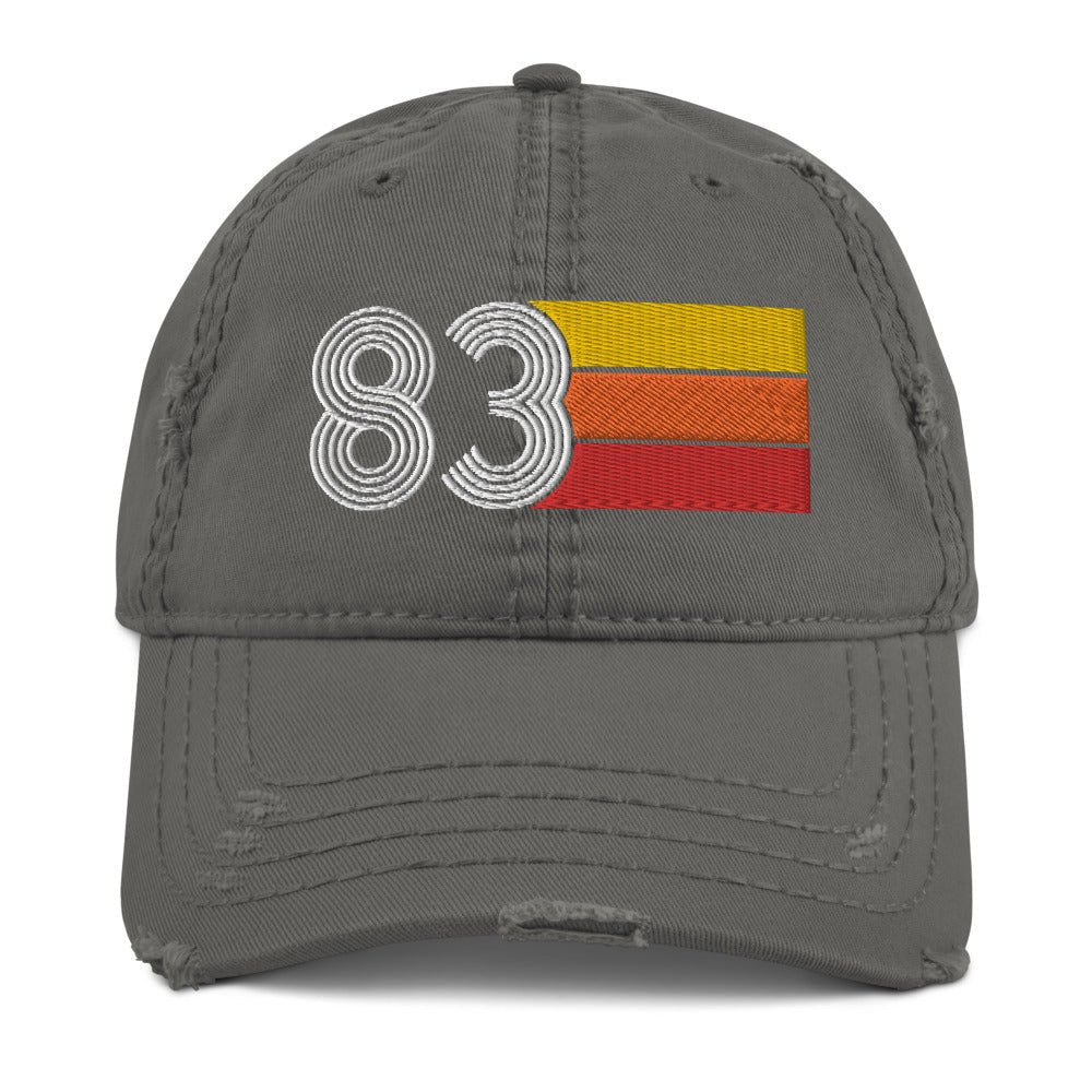 1983 Retro 83 Distressed Dad Hat - Styleuniversal