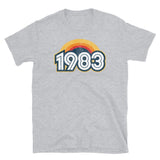 1983 Retro Horizon Short-Sleeve Unisex T-Shirt - Styleuniversal