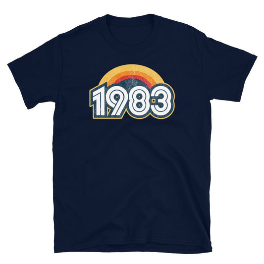 1983 Retro Horizon Short-Sleeve Unisex T-Shirt - Styleuniversal