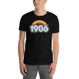 1986 Retro Horizon Short-Sleeve Unisex T-Shirt - Styleuniversal
