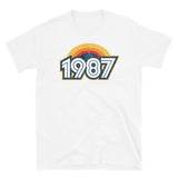 1987 Retro Horizon Short-Sleeve Unisex T-Shirt - Styleuniversal