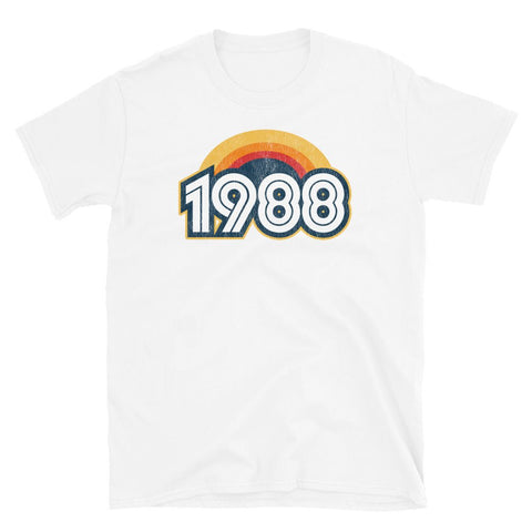 1988 Retro Horizon Short-Sleeve Unisex T-Shirt - Styleuniversal