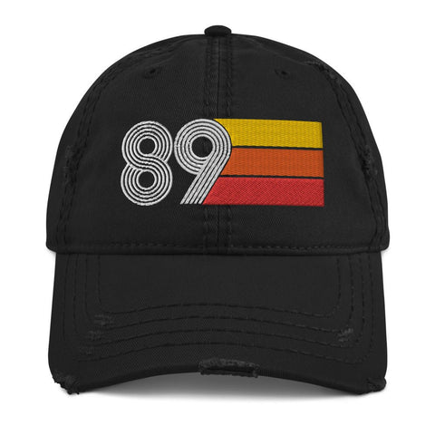 1989 Retro 89 Distressed Dad Hat - Styleuniversal