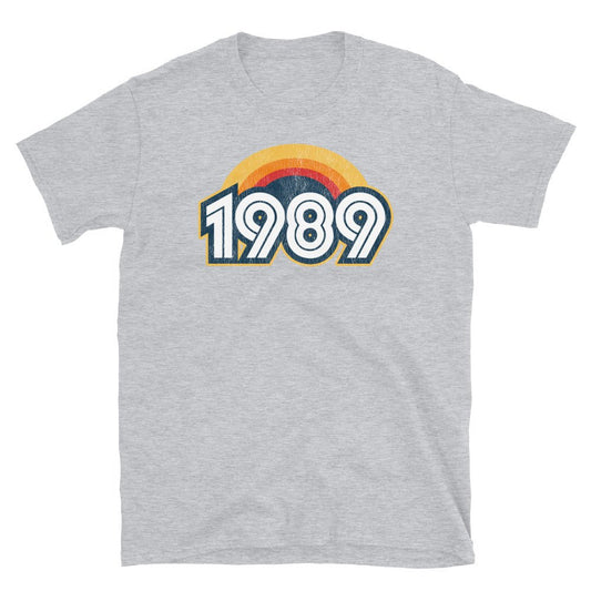 1989 Retro Horizon Short-Sleeve Unisex T-Shirt - Styleuniversal