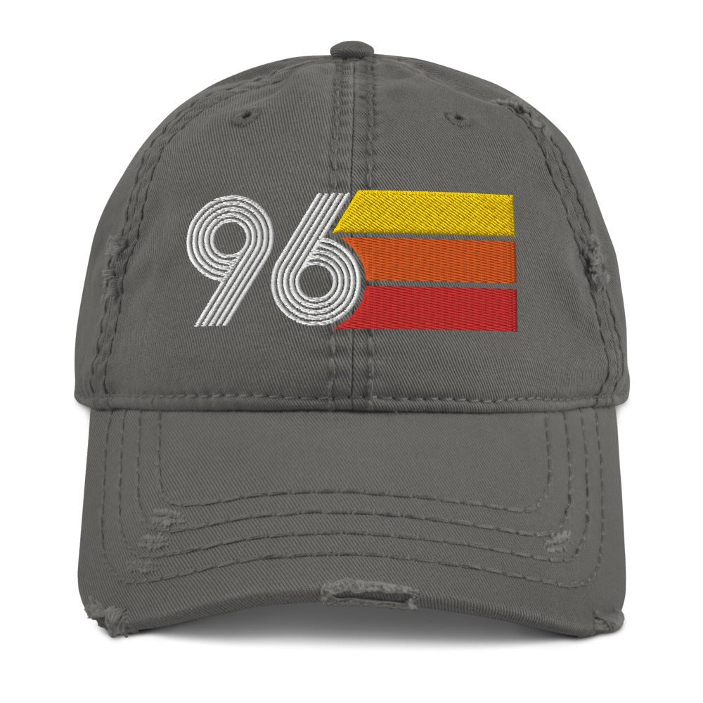 1996 Retro 96 Distressed Dad Hat - Styleuniversal