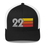 22 Retro Trucker Hat Birthday Gift Cap Decoration Party Idea for Women Men - Styleuniversal