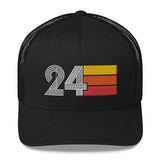 24 Retro Trucker Hat Birthday Gift Cap Decoration Party Idea for Women Men - Styleuniversal