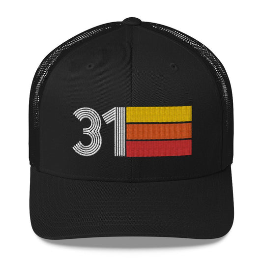 31 Retro Trucker Hat Birthday Gift Cap Decoration Party Idea for Women Men - Styleuniversal