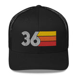 36 Retro Trucker Hat Birthday Gift Cap Decoration Party Idea for Women Men - Styleuniversal