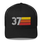 37 Retro Trucker Hat Birthday Gift Cap Decoration Party Idea for Women Men - Styleuniversal
