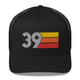 39 Retro Trucker Hat Birthday Gift Cap Decoration Party Idea for Women Men - Styleuniversal