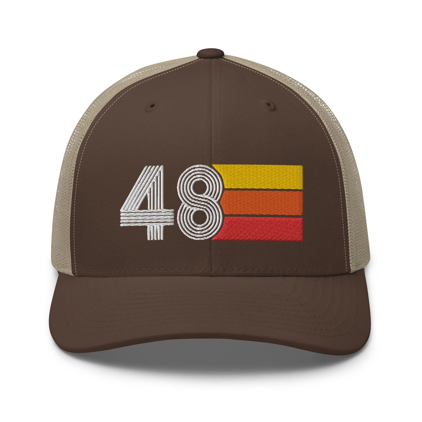 48 Retro Trucker Hat Birthday Gift Cap Decoration Party Idea for Women Men - Styleuniversal