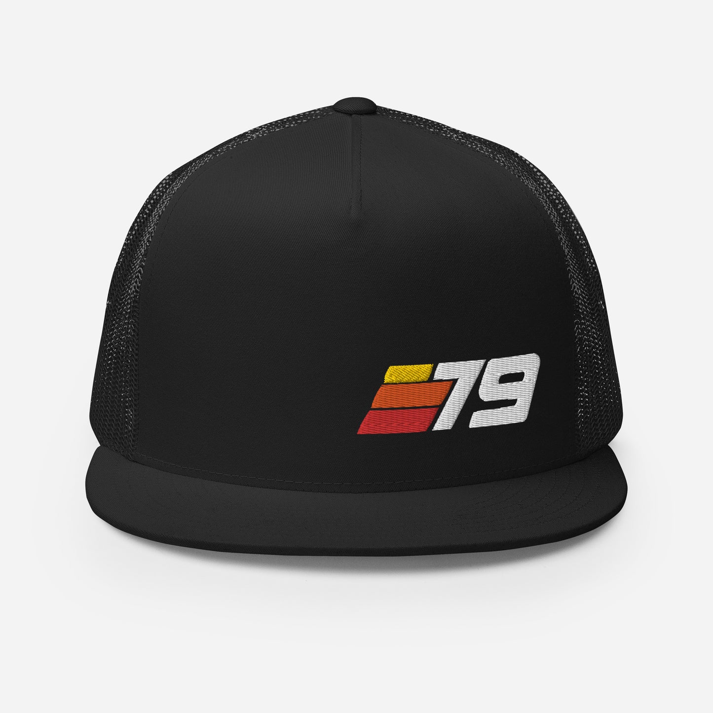 79 - Retro Sport Flat Bill Trucker Cap