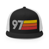 97 - 1997 Flat Bill Mesh Back Trucker Cap