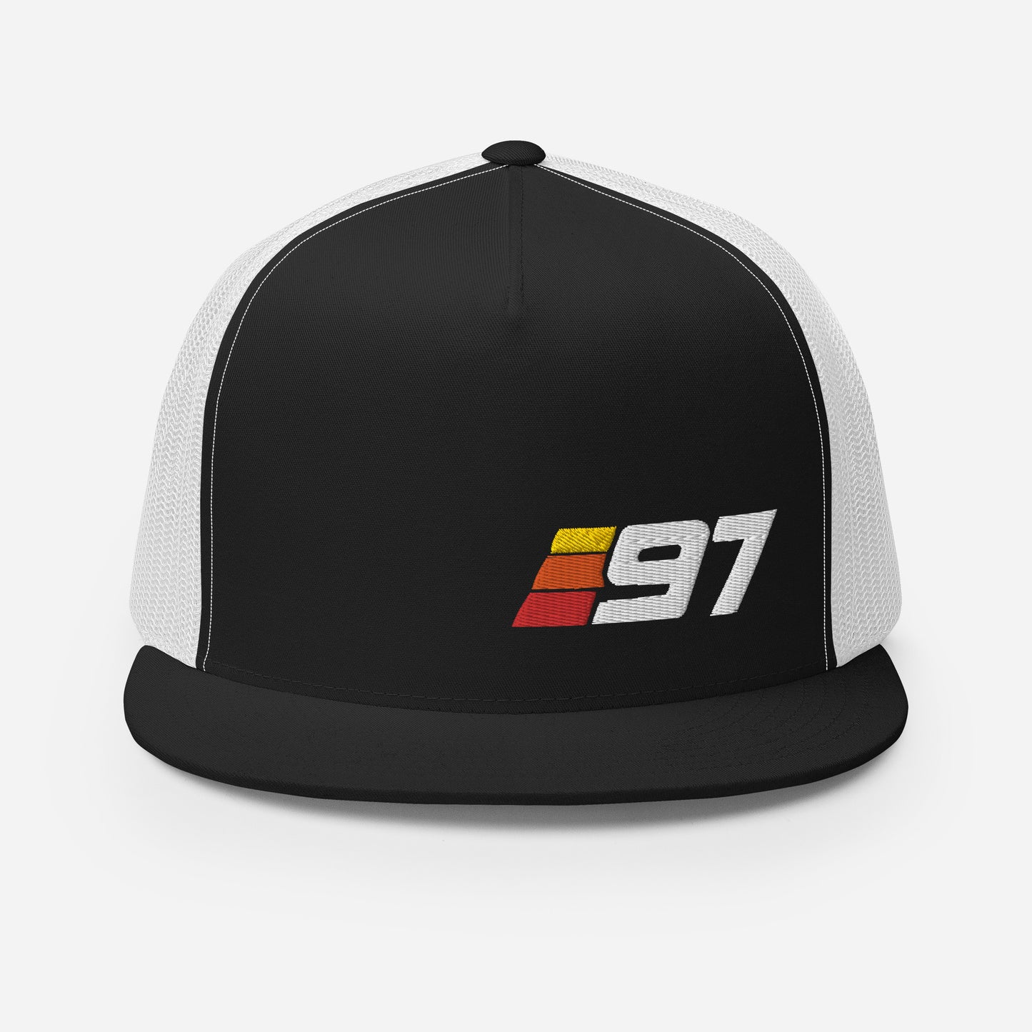 97 - Retro Sport Flat Bill Trucker Cap