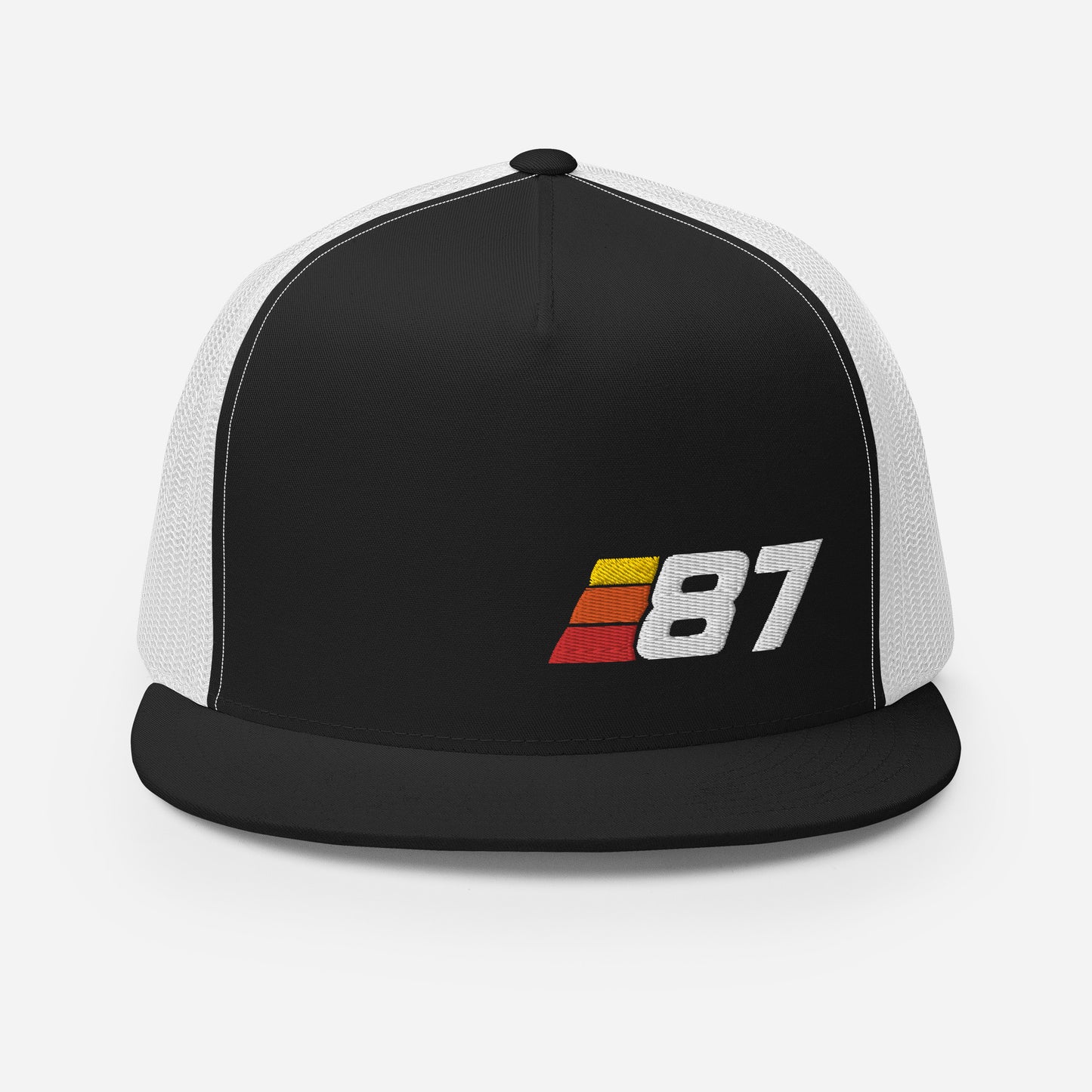 87 - Retro Sport Flat Bill Trucker Cap