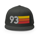 93 - 1993 Flat Bill Mesh Back Trucker Cap