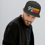 92 - 1992 Flat Bill Mesh Back Trucker Cap