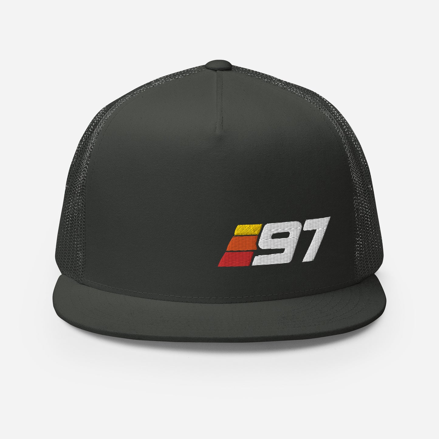 97 - Retro Sport Flat Bill Trucker Cap