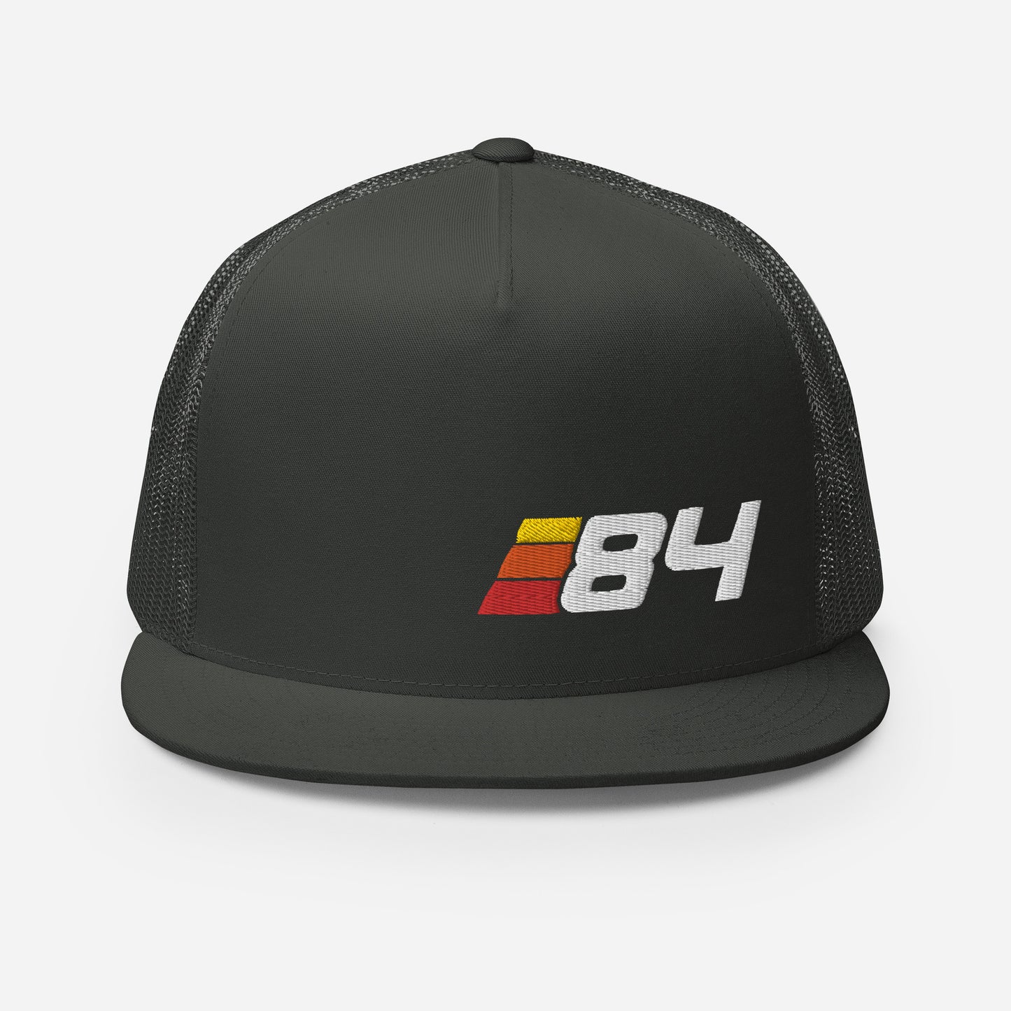 84 - Retro Sport Flat Bill Trucker Cap