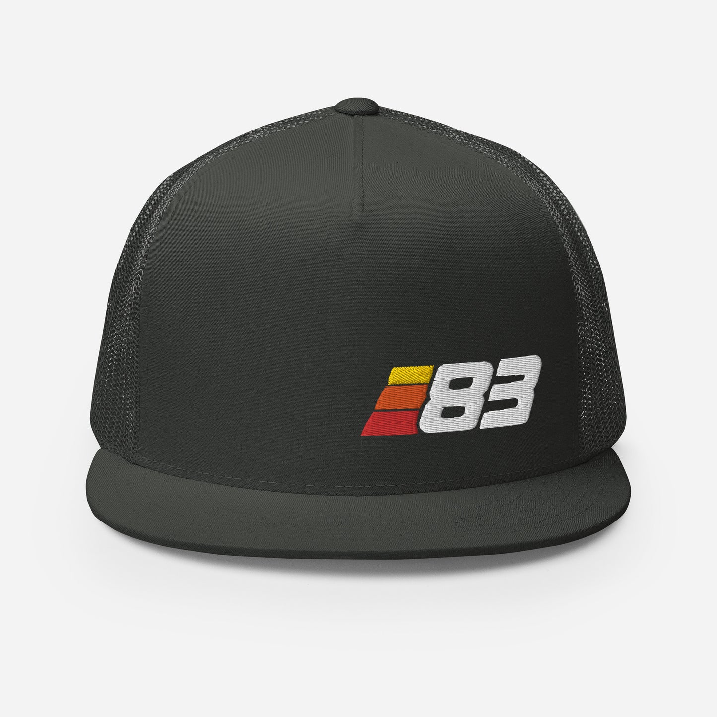83 - Retro Sport Flat Bill Trucker Cap