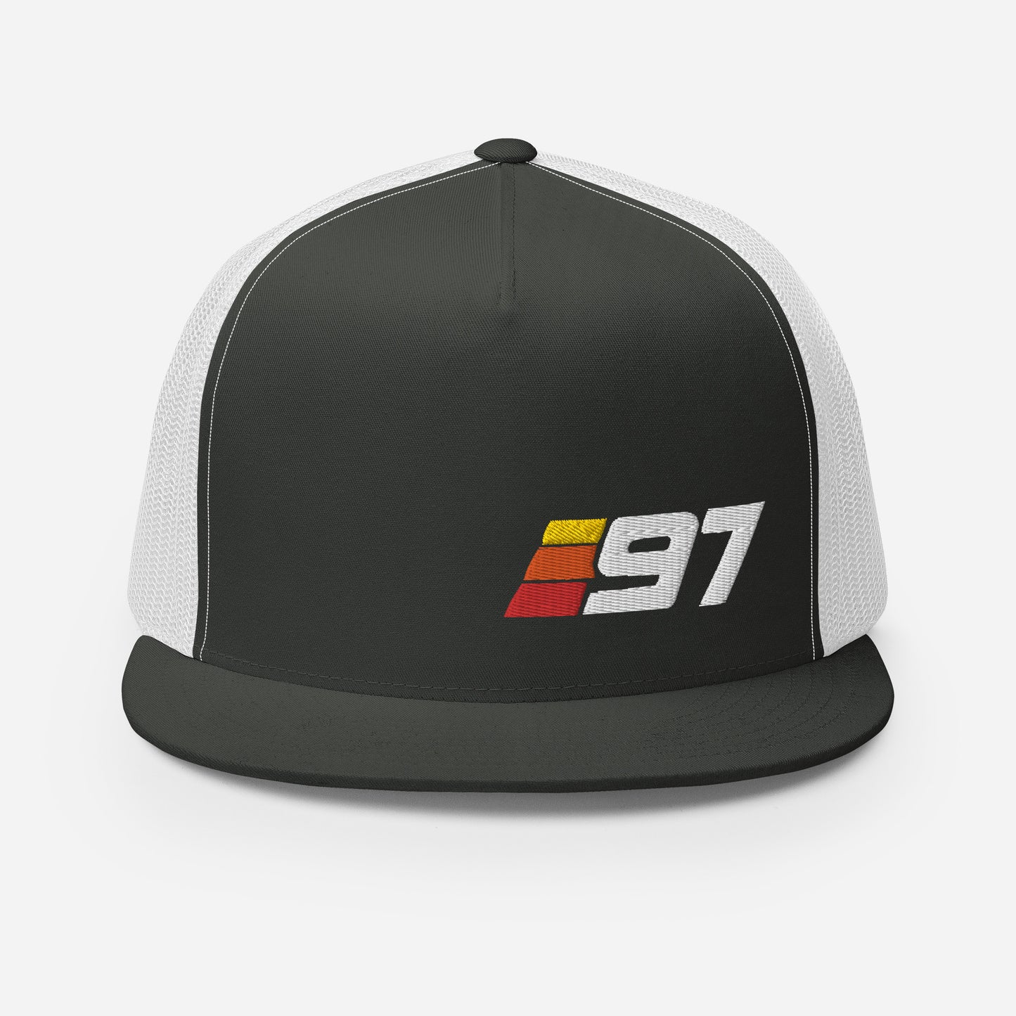 97 - Retro Sport Flat Bill Trucker Cap