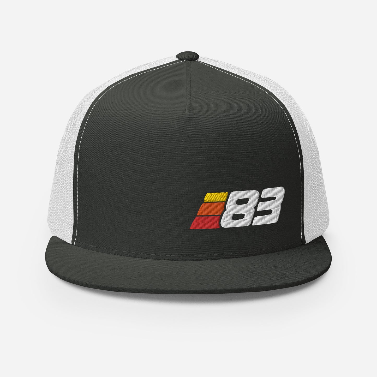 83 - Retro Sport Flat Bill Trucker Cap