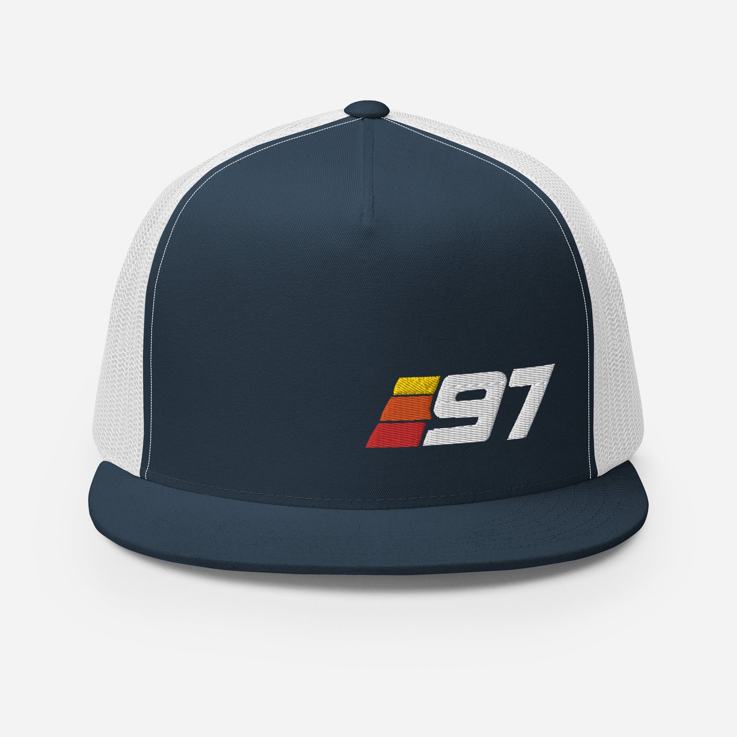 97 - Retro Sport Flat Bill Trucker Cap