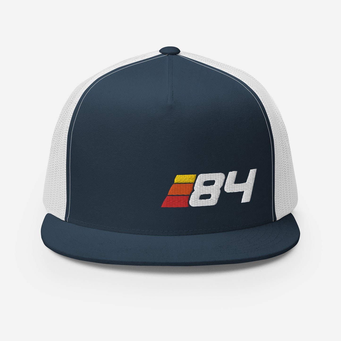 84 - Retro Sport Flat Bill Trucker Cap