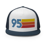 95 - 1995 Flat Bill Mesh Back Trucker Cap