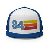 84 - Flat Bill Mesh Back Trucker Cap