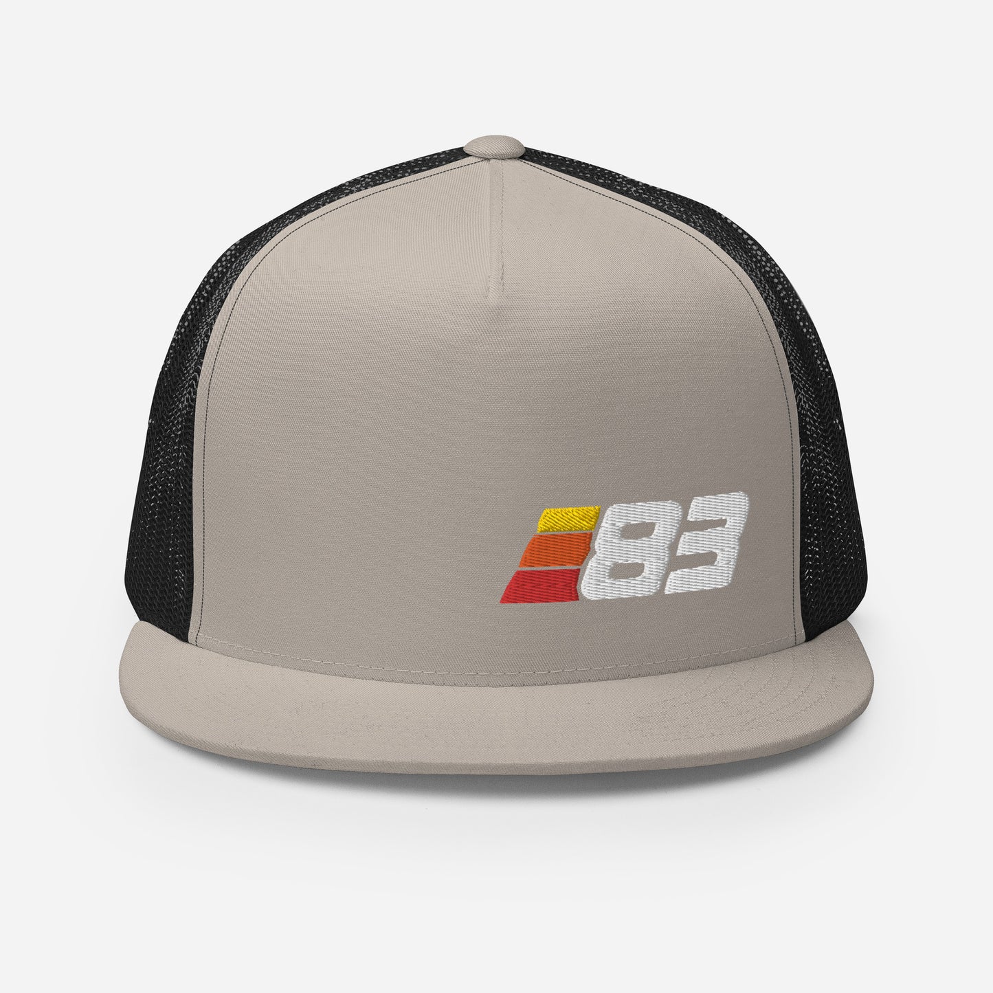 83 - Retro Sport Flat Bill Trucker Cap