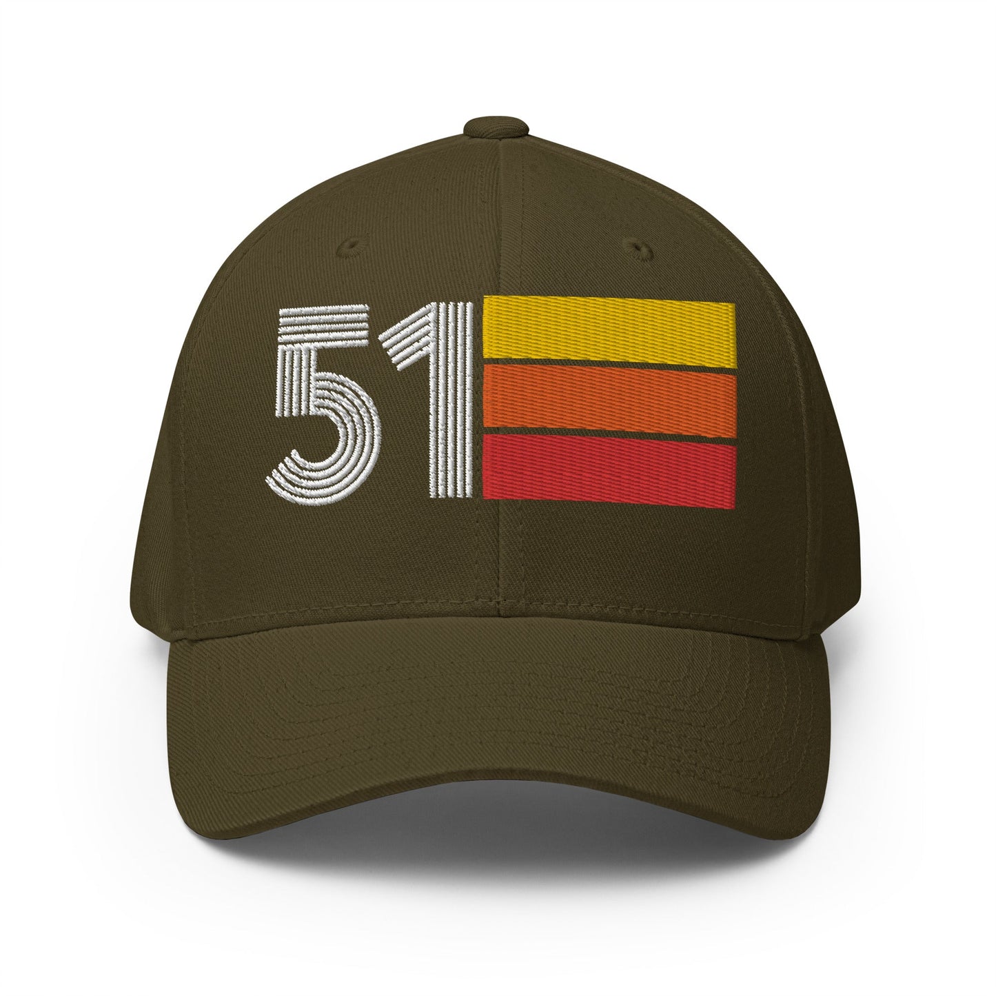 51 1951 FlexFit Closed Back Baseball Hat - Styleuniversal