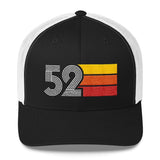 52 1952 Number Retro Trucker Hat Birthday Gift Cap Decoration Party Idea for Women Men - Styleuniversal