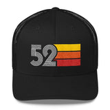 52 Retro Trucker Hat Birthday Gift Cap Decoration Party Idea for Women Men - Styleuniversal