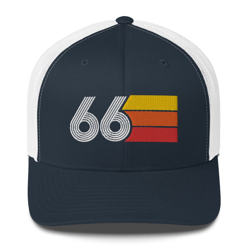 66 Number Retro Trucker Hat 1966 Birthday Gift Cap Decoration Party Idea for Women Men - Styleuniversal