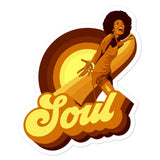 70's Soul Afro Funk Retro Vinyl stickers - Styleuniversal